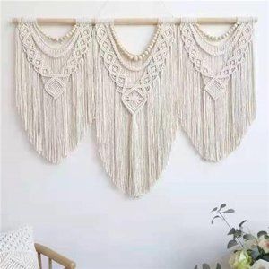 large macrame wall hanging - Boho Tapestry Macrame Wall Decor Art- Chic Bohemian